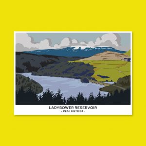 Ladybower Reservoir - Off Season - Landscape Lustre Art Print