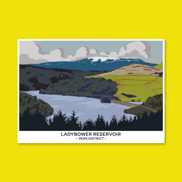 Ladybower Reservoir - Off Season - Landscape Lustre Art Print