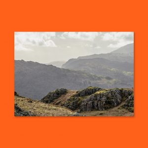 Loughrigg Falls Away - Landscape Lustre Art Print