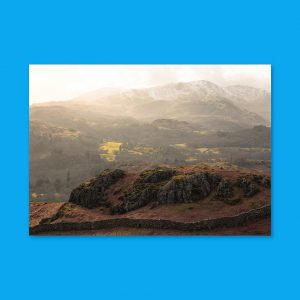 Loughrigg Fell and Beyond - Landscape Lustre Art Print