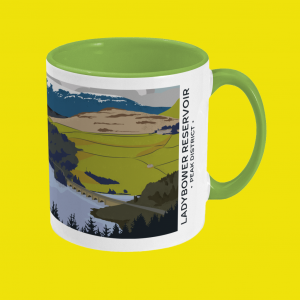 Ladybower Reservoir - Peak District - Two Toned Mug